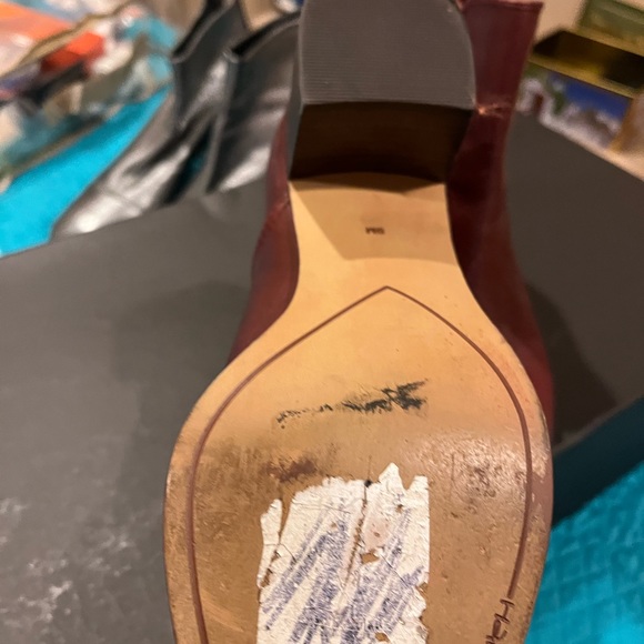 Boots color red , 2 inches heels almost new , I wear twice.Arizona is hot for 👢 - Picture 8 of 11